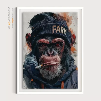 تابلو حیوانات بامزه - اسپو دکور