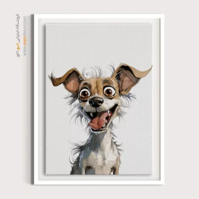 تابلو حیوانات بامزه - اسپو دکور