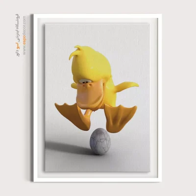 تابلو حیوانات بامزه - اسپو دکور