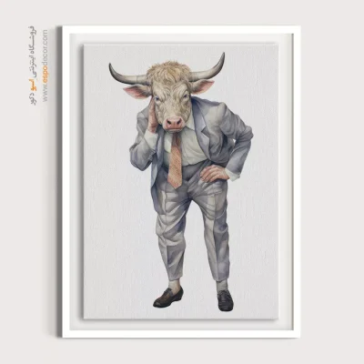 تابلو حیوانات بامزه - اسپو دکور