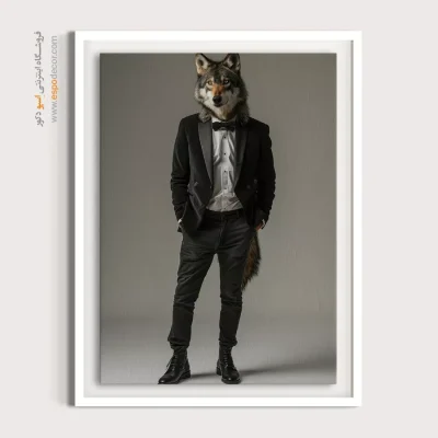 تابلو حیوانات بامزه - اسپو دکور