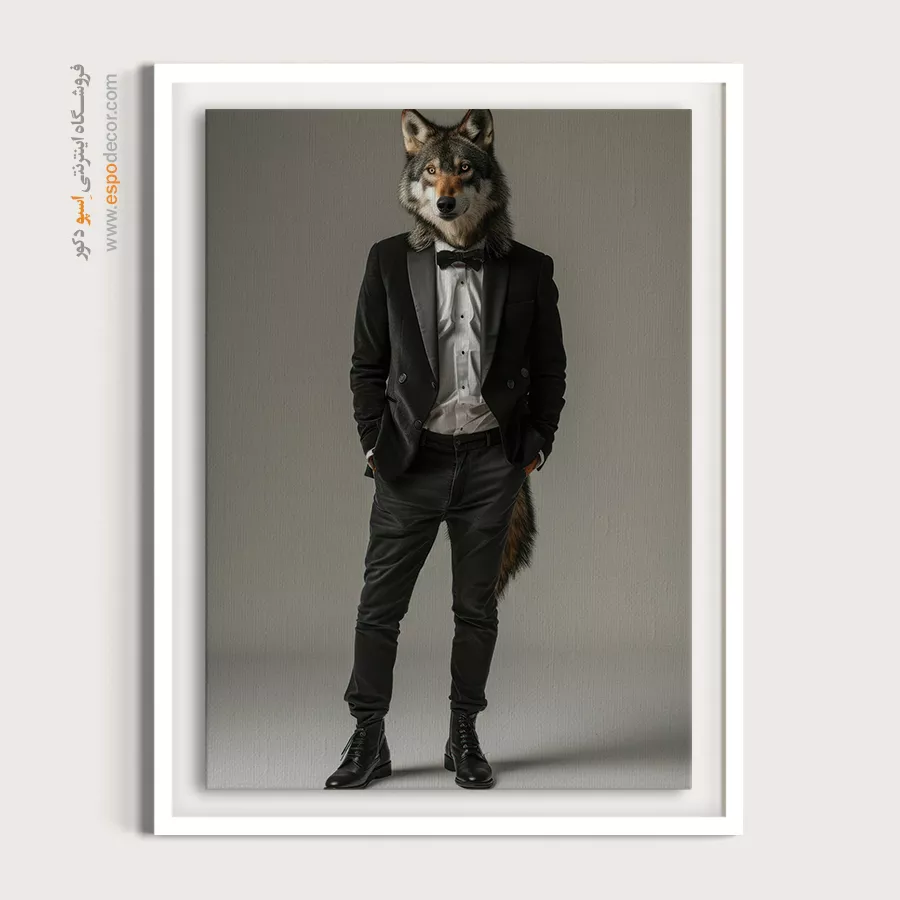 تابلو حیوانات بامزه - اسپو دکور