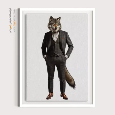 تابلو حیوانات بامزه - اسپو دکور