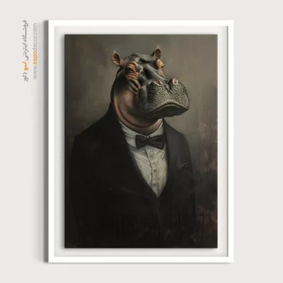 تابلو حیوانات بامزه - اسپو دکور