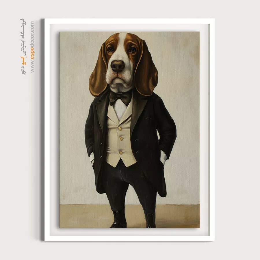 تابلو حیوانات بامزه - اسپو دکور