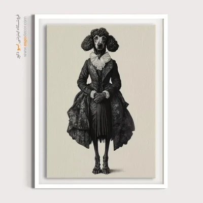 تابلو حیوانات بامزه - اسپو دکور