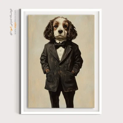 تابلو حیوانات بامزه - اسپو دکور