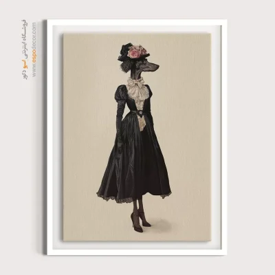 تابلو حیوانات بامزه - اسپو دکور