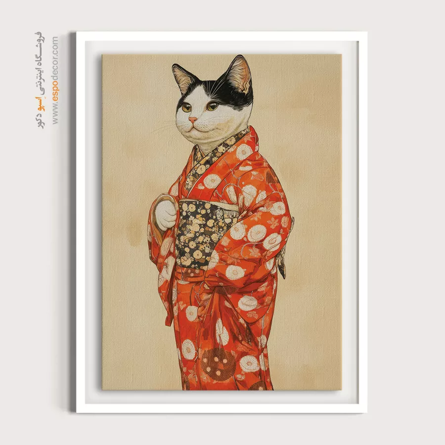 تابلو حیوانات بامزه - اسپو دکور