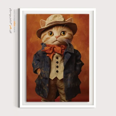 تابلو حیوانات بامزه - اسپو دکور