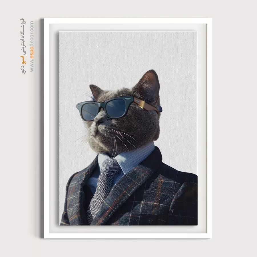 تابلو حیوانات بامزه - اسپو دکور