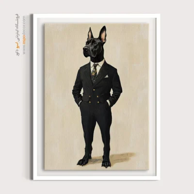 تابلو حیوانات بامزه - اسپو دکور