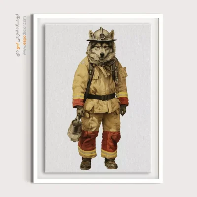 تابلو حیوانات بامزه - اسپو دکور