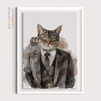 تابلو حیوانات بامزه - اسپو دکور