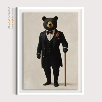 تابلو حیوانات بامزه - اسپو دکور