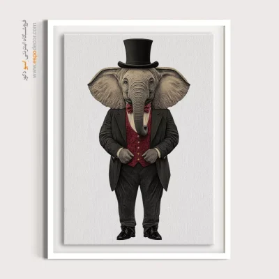 تابلو حیوانات بامزه - اسپو دکور