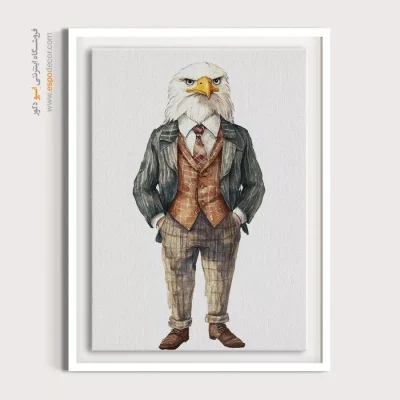 تابلو حیوانات بامزه - اسپو دکور