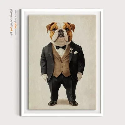 تابلو حیوانات بامزه - اسپو دکور