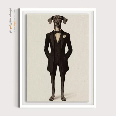 تابلو حیوانات بامزه - اسپو دکور