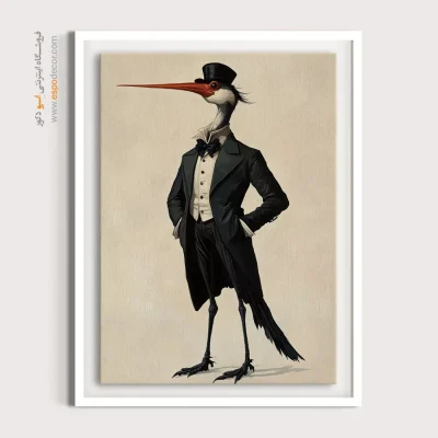 تابلو حیوانات بامزه - اسپو دکور