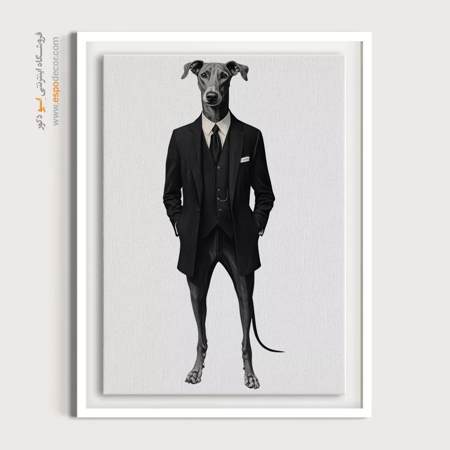 تابلو حیوانات بامزه - اسپو دکور