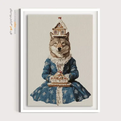 تابلو حیوانات بامزه - اسپو دکور