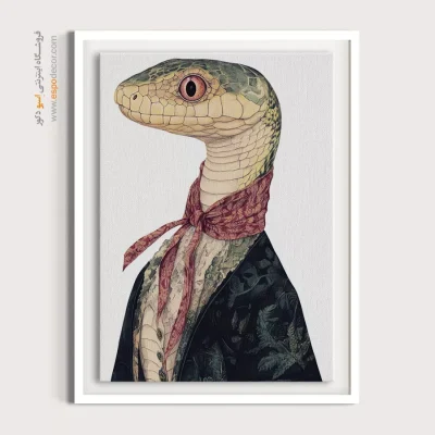 تابلو حیوانات بامزه - اسپو دکور