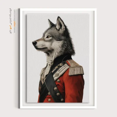 تابلو حیوانات بامزه - اسپو دکور