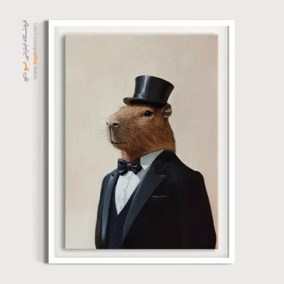 تابلو حیوانات بامزه - اسپو دکور