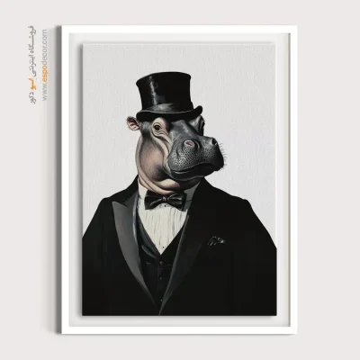 تابلو حیوانات بامزه - اسپو دکور