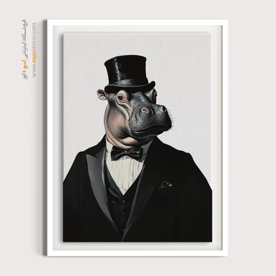 تابلو حیوانات بامزه - اسپو دکور