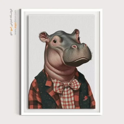 تابلو حیوانات بامزه - اسپو دکور