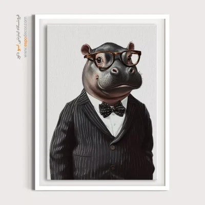 تابلو حیوانات بامزه - اسپو دکور