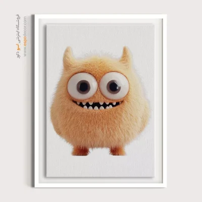 تابلو حیوانات بامزه - اسپو دکور
