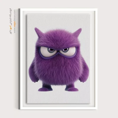 تابلو حیوانات بامزه - اسپو دکور