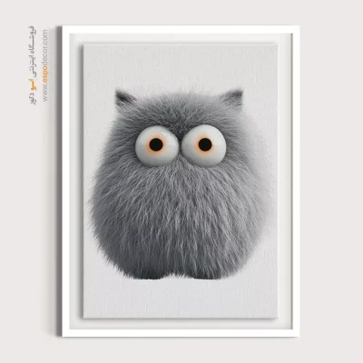 تابلو حیوانات بامزه - اسپو دکور