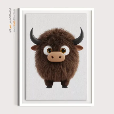 تابلو حیوانات بامزه - اسپو دکور