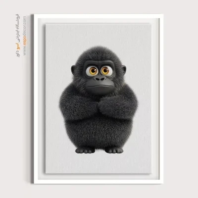 تابلو حیوانات بامزه - اسپو دکور