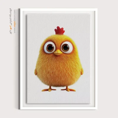 تابلو حیوانات بامزه - اسپو دکور