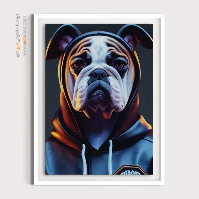 تابلو حیوانات بامزه - اسپو دکور