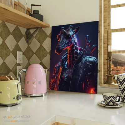 تابلو حیوانات بامزه - اسپو دکور