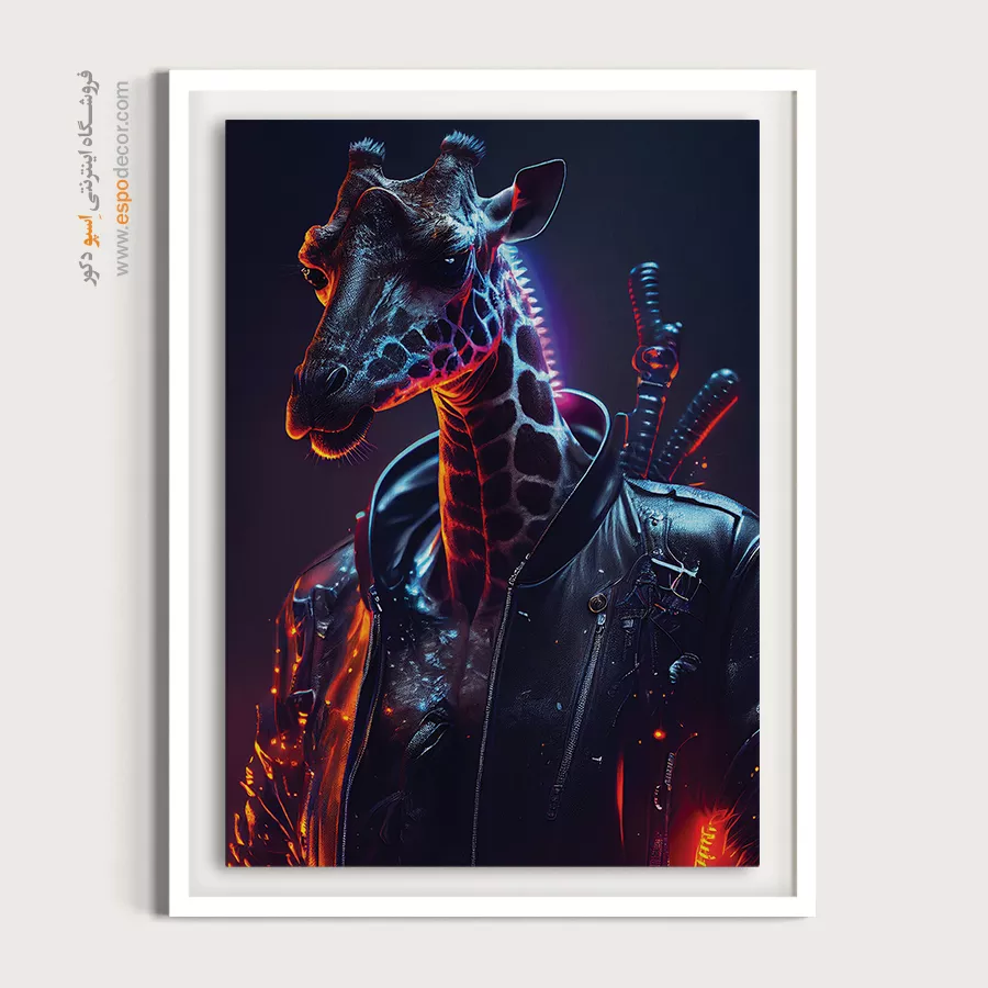 تابلو حیوانات بامزه - اسپو دکور