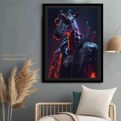 تابلو حیوانات بامزه - اسپو دکور