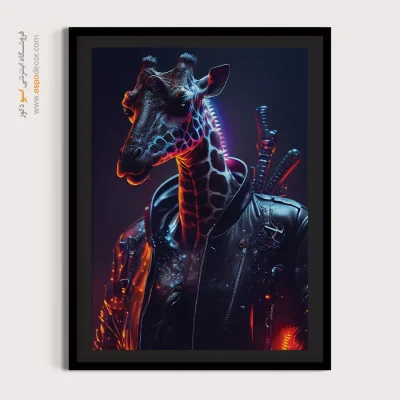 تابلو حیوانات بامزه - اسپو دکور