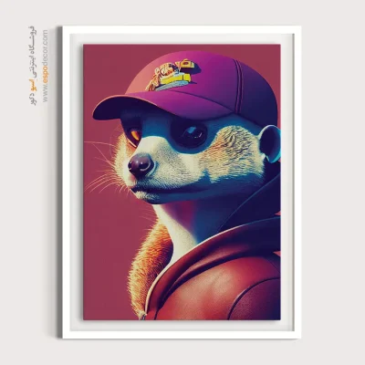 تابلو حیوانات بامزه - اسپو دکور