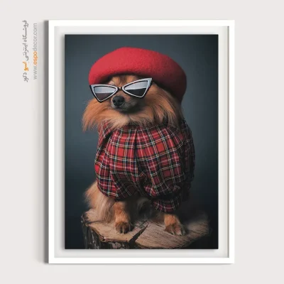 تابلو حیوانات بامزه - اسپو دکور