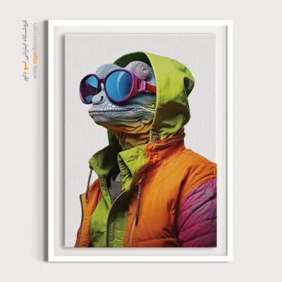 تابلو حیوانات بامزه - اسپو دکور