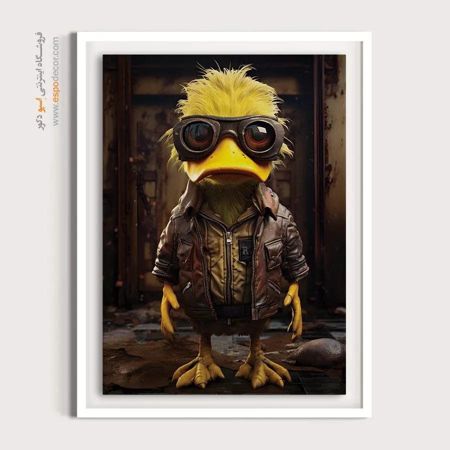 تابلو حیوانات بامزه - اسپو دکور