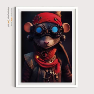 تابلو حیوانات بامزه - اسپو دکور