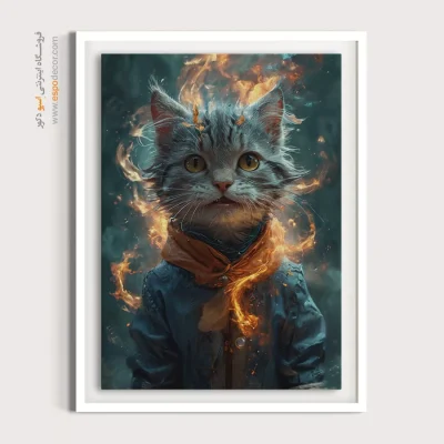 تابلو حیوانات بامزه - اسپو دکور